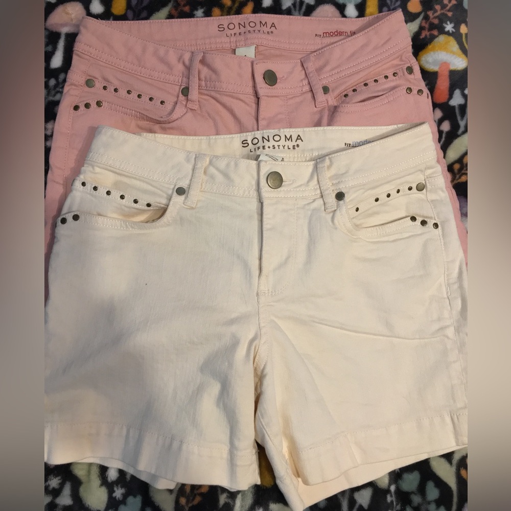 2 pairs of SONOMA Life & Style Shorts.